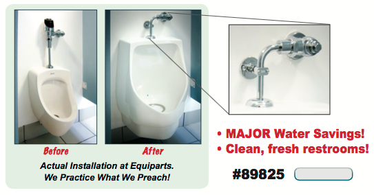 Sloan Hybrid Urinal with Jetrinse technology