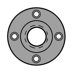 LEGEND VALVE 350-467 1-1/2 BLACK IRON FLOOR FLANGE