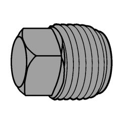 LEGEND VALVE 51055 1/4 BLACK IRON RAISED HEAD PLUG
