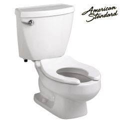 AMERICAN STANDARD DEVORO JUVENILE TOILET W/ TANK FLOOR MT ROUND FRONT