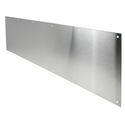 8" H X 34" W S/S KICK PLATE W/ HOLES