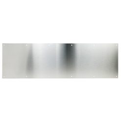 8" H X 34" W S/S KICK PLATE W/ HOLES