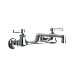 CHICAGO FAUCET 55075 8" HD SINK FAUCET - 6" CAST SWING SPOUT