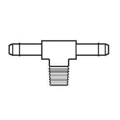 3/8" X 1/4" BRANCH TEE