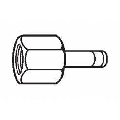 1/4" BARB X FE PNEUMATIC BRASS FITTING