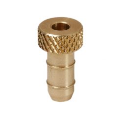 COUPLINGS PLUG1-C PNEUMATIC BRASS FITTING 1/4" PLUG