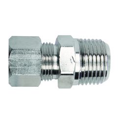 1/2 OD X 1/2 M CHROME MALE ADAPTER