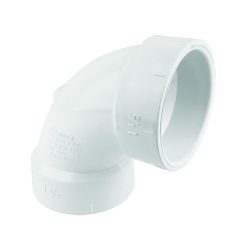 1-1/2" PVC DWV 90 DEG ELL 1/4 BEND HXH