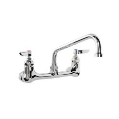 T & S BRASS B-0231 SINK FAUCET BACK MOUNT W/ 12" SPOUT