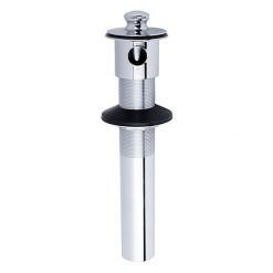 PUSH PULL LAV DRAIN-CP BRASS