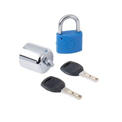CONSERVCO 900068/DSL-2 CHROME HOSE BIBB LOCKOUT W/ PADLOCK