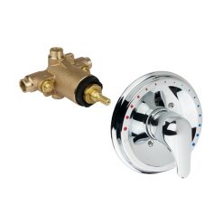 POWERS 05892 THERMOSTATIC MIXING VALVE W/ METAL TRIM