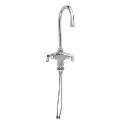 SGL HOLE H/C FAUCET W/GOOSENECK SPOUT
