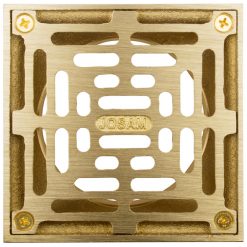5-5/8" SQ BRONZE GRATE