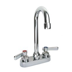 4" LAV FAUCET W/GOOSENECK SPOUT