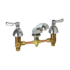 8" COMMERCIAL LAV FAUCET W/ 5" SPOUT