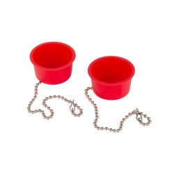 1-1/4" DUST CAP & CHAIN (PAIR)