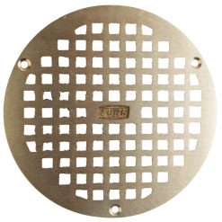 ZURN 46246-1 6-11/16" REPLACEMENT GRATE W/ SCREWS- NICKEL BRONZE