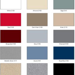 GLOBAL PARTITIONS 26" POWDER COAT STEEL DOOR W/HDWE