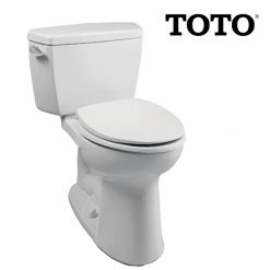 TOTO DRAKE 1.28 ADA ELONGATED WHITE CLOSET-TANK TYPE