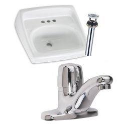 FAUCET, SINK, & DRAIN PACKAGE