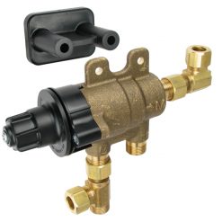 CHICAGO FAUCET 131-ABCNF 3/8" COMP THERMOSTATIC M/V 4 PORT
