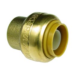 LF 1-1/4" END CAP - PUSH FITTING