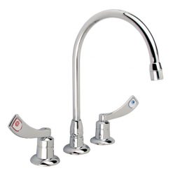 MOEN 8" WIDESPREAD FAUCET W/ 4" WING HANDLES