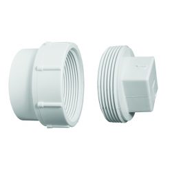 3" SCH 40 PVC DWV FTG CLEANOUT W/PLUG