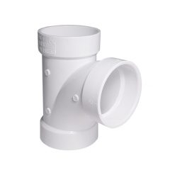 4 X 4 X 3 SCH 40 PVC DWV TEE
