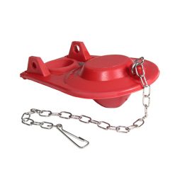FLAPPER - FITS MOST CHEMICAL RESISTANT RED
