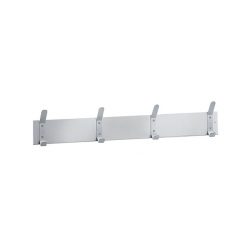 3’ S/S TOWEL HOOK STRIP W/ 4 HOOKS
