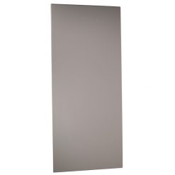 GLOBAL PARTITIONS 18" X 48" SOLID PLASTIC URINAL SCREEN WITH CONTINUOUS BRACKET