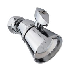 INSTITUTIONAL ADJ CP BRASS SHOWER HEAD 2.5 GPM 2-1/4" DIA