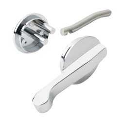 CONCEALED PARTITION LATCH - 3 PIECE SET