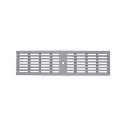 20” X 5-3/8” HDPE HEEL PROOF SLOTTED DRAIN GRATE