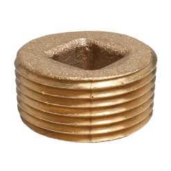 BRASS PLUG - IPS COUNTERSUNK 1/8”