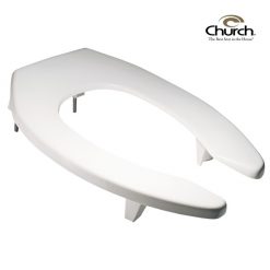 TOILET SEAT - HEAVY DUTY ELONGATED LIFT SEAT - 3"