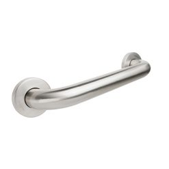 S/S GRAB BAR 12" STRAIGHT CONCEALED FLANGE