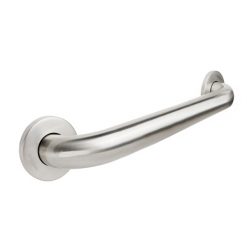 S/S GRAB BAR 24" STRAIGHT CONCEALED FLANGE