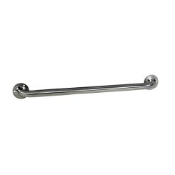 S/S GRAB BAR 24" STRAIGHT EXPOSED FLANGE