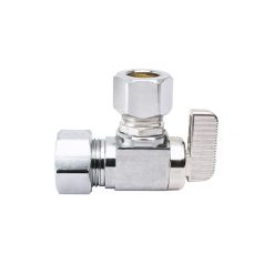 ANGLE STOP VALVE (BALL TYPE) - 5/8" OD X 1/2 OD