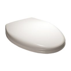 TOILET SEAT - ELONGATED SLOW-CLOSE W/LID (WHITE)