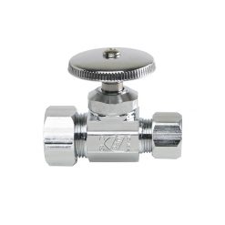 STRAIGHT STOP VALVE - 5/8 OD X 1/2 OD