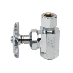 STRAIGHT STOP VALVE - 3/8 IPS X 3/8 OD