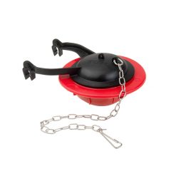 TOTO THU499S FLAPPER - TOTO RED W/PLASTIC INSERT - UNIVERSAL