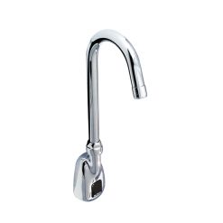 OPTIMA PLUS GOOSENECK FAUCET BACK MOUNT CONNECTION - 2.2 GPM (BATTERY POWERED)