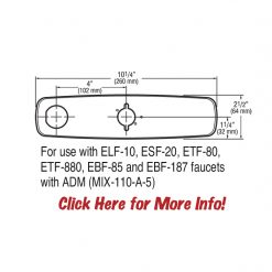 TRIM PLATE - OPTIMA PLUS - 8"