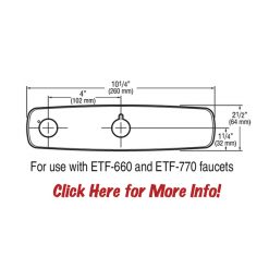 TRIM PLATE KIT - 8"