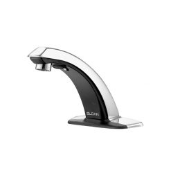 OPTIMA LAVATORY FAUCET - 110V W/ PLUG-IN TRANSFORMER W/ 4" CENTER BASE PLATE - 0.5 GPM